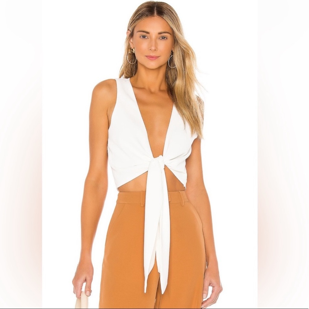 NWT L’Academie Aeris Top / Blouse White XS